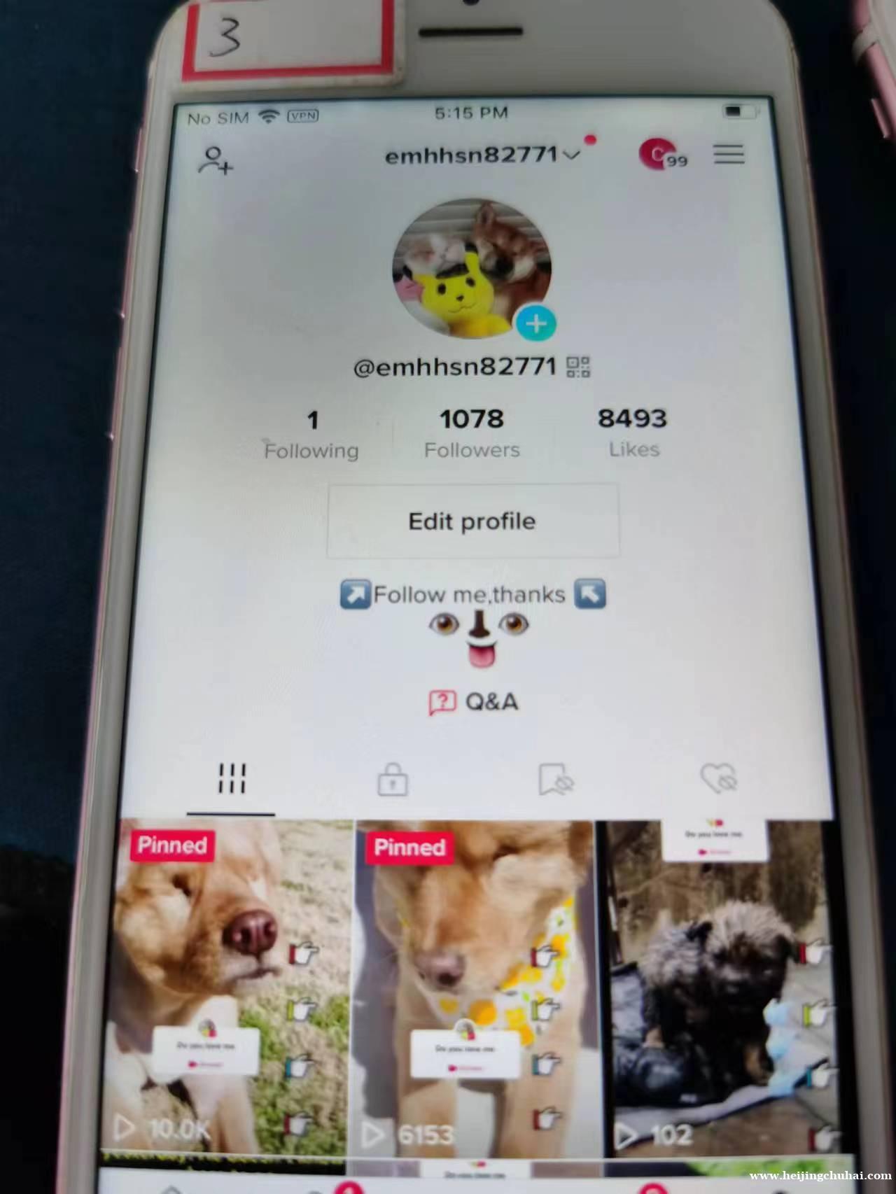 出售TIKTOK全球多个国家 百粉千粉万粉十万粉百万粉号23