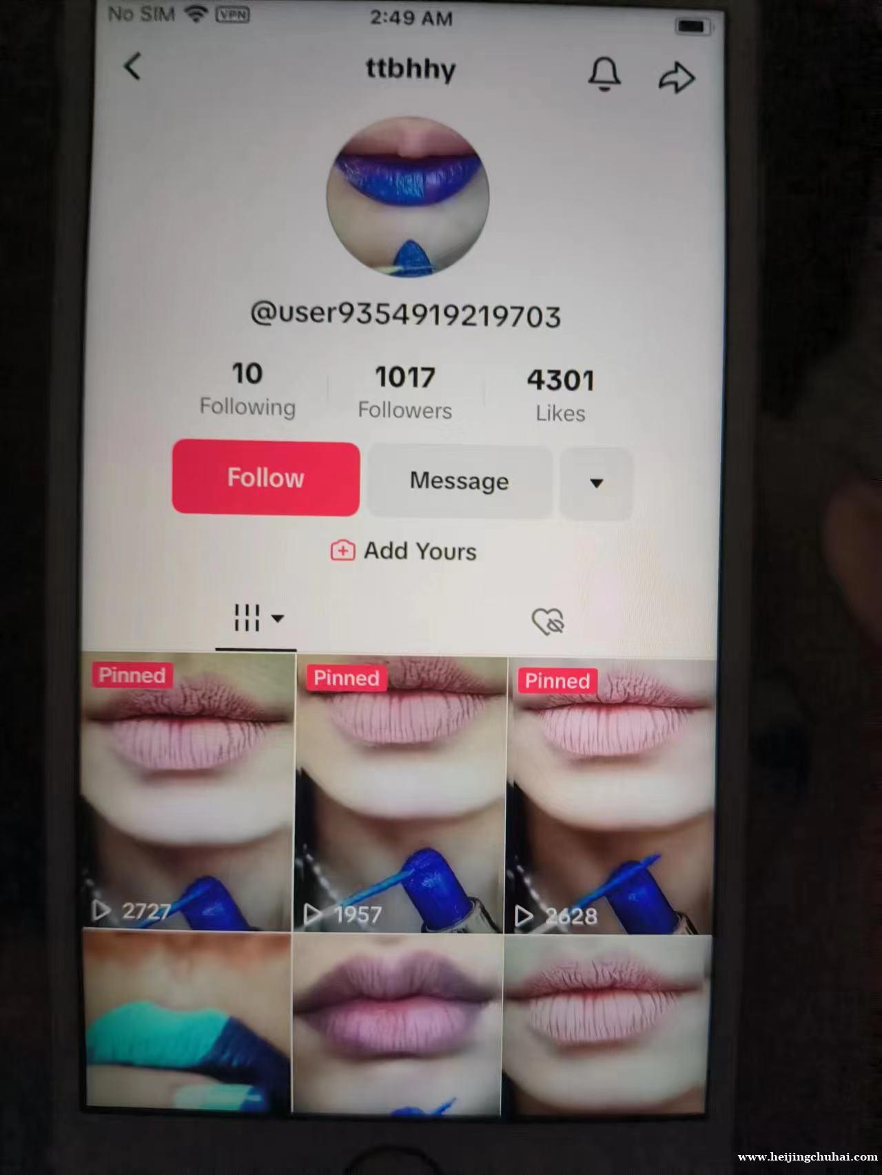 转让自然流全球自然流带货类 tiktok 号账号保真