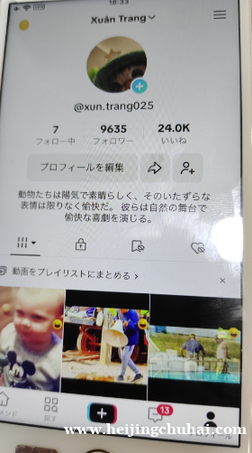 出售TIKTOK日本千粉万粉十万粉自然流带货号 好物 美妆